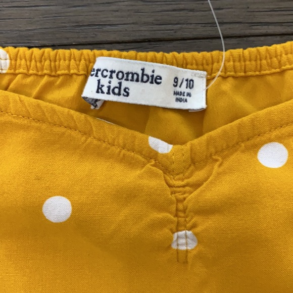 Long sleeve mustard blouse Abercrombie Kids - Picture 2 of 5